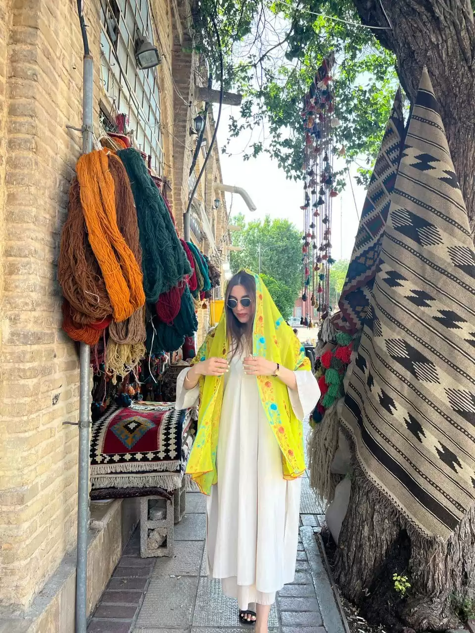 شال هندی فسفری - Image 3