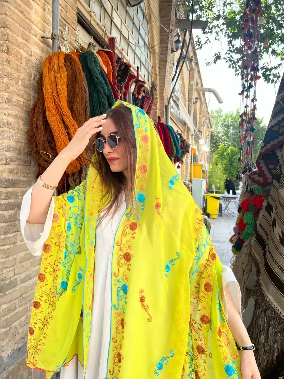 شال هندی فسفری - Image 2