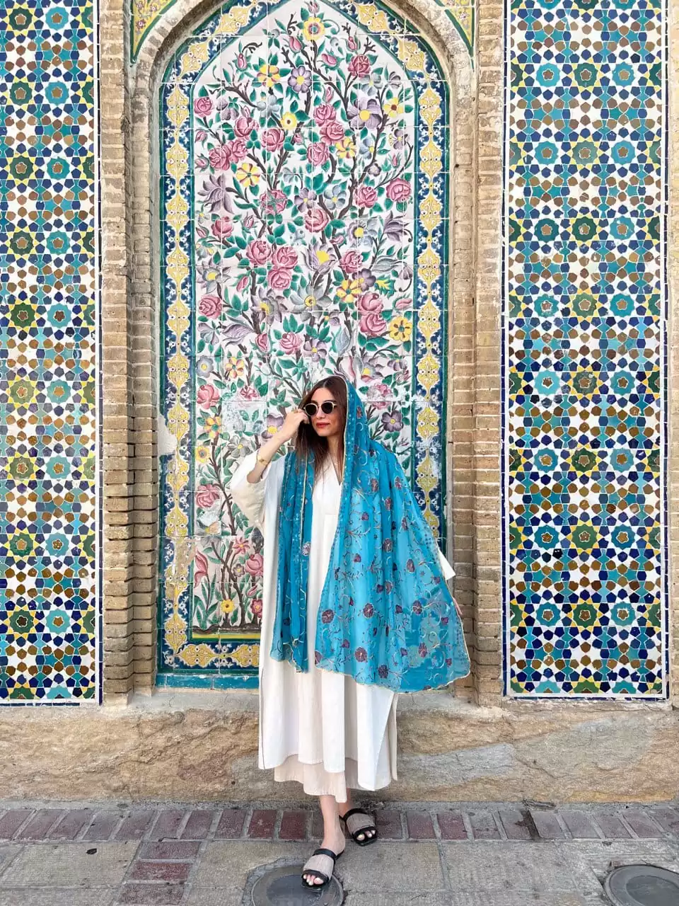 شال هندی نیلی