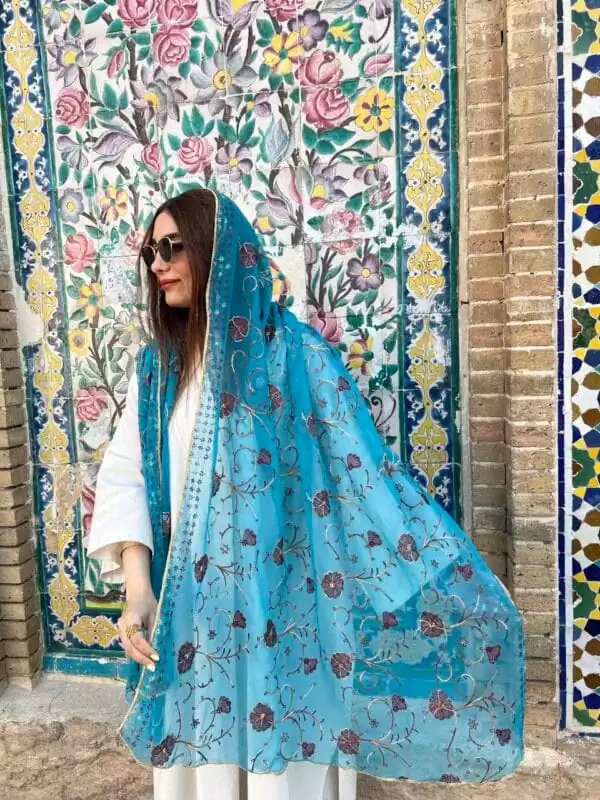 شال هندی نیلی