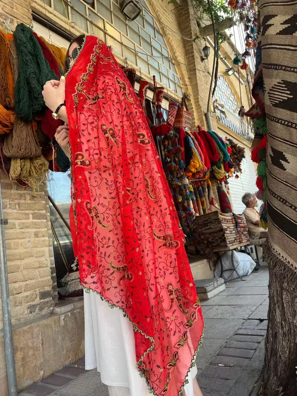 شال هندی یاقوت