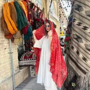 شال هندی یاقوت
