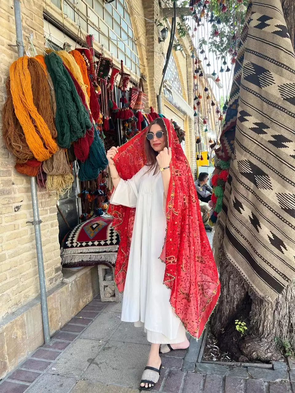 شال هندی یاقوت