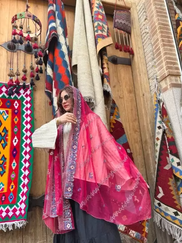 شال هندی نازخاتون - Image 2