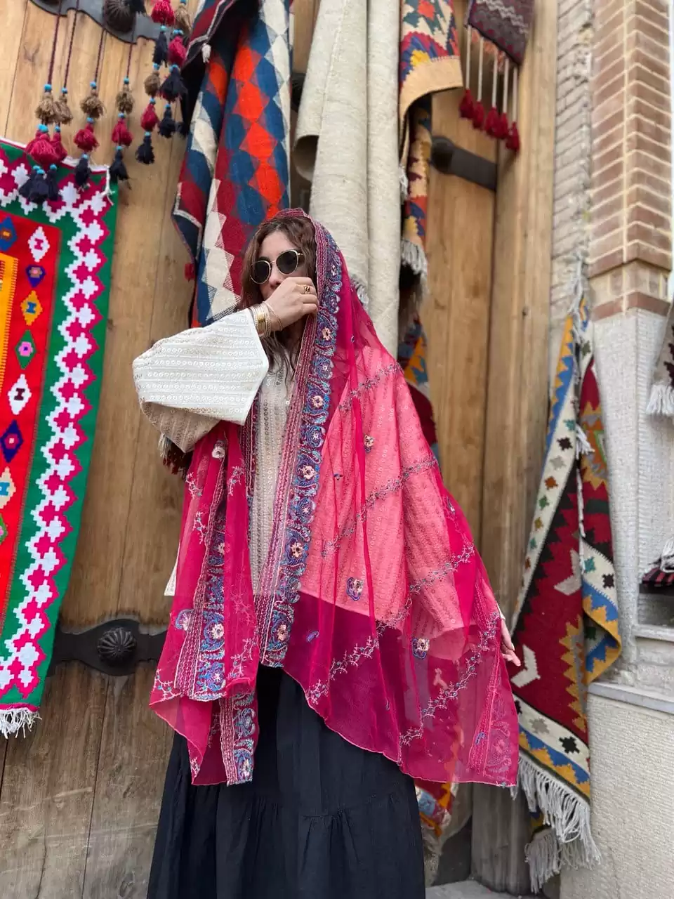 شال هندی نازخاتون